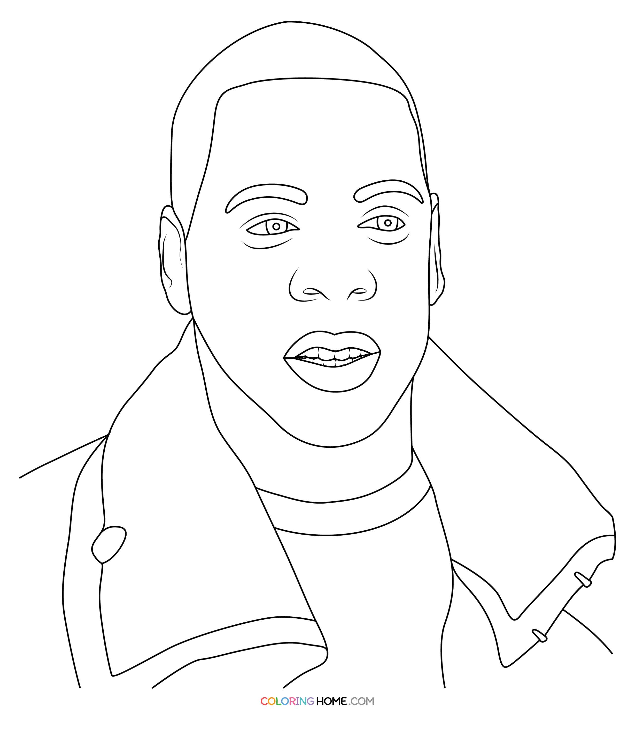 Jay Z Coloring Pages - Coloring Nation