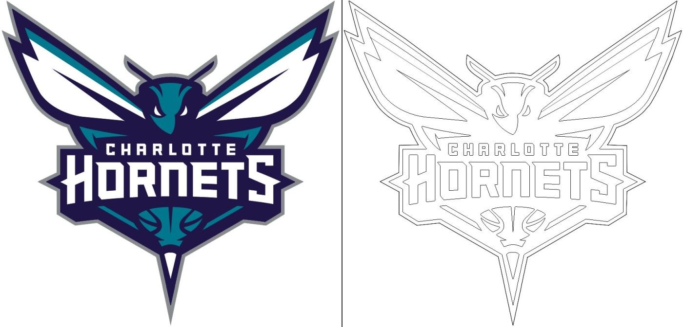 Hornets logo coloring page | Coloring pages, Free coloring pages, ? logo