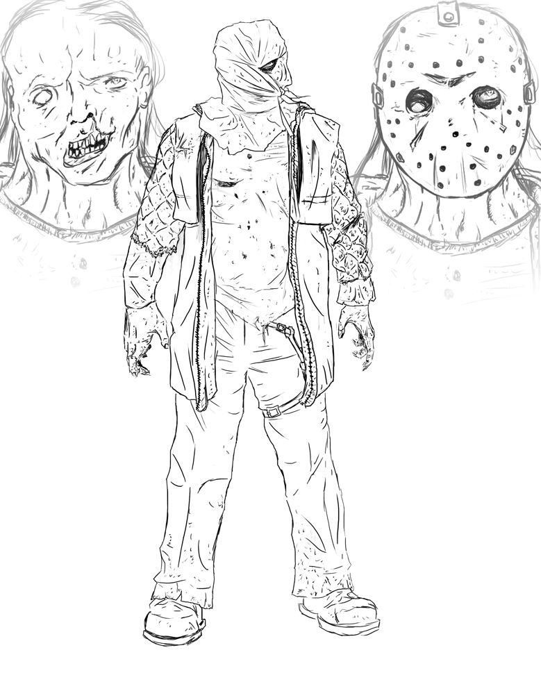 Friday The 13th Coloring Pages