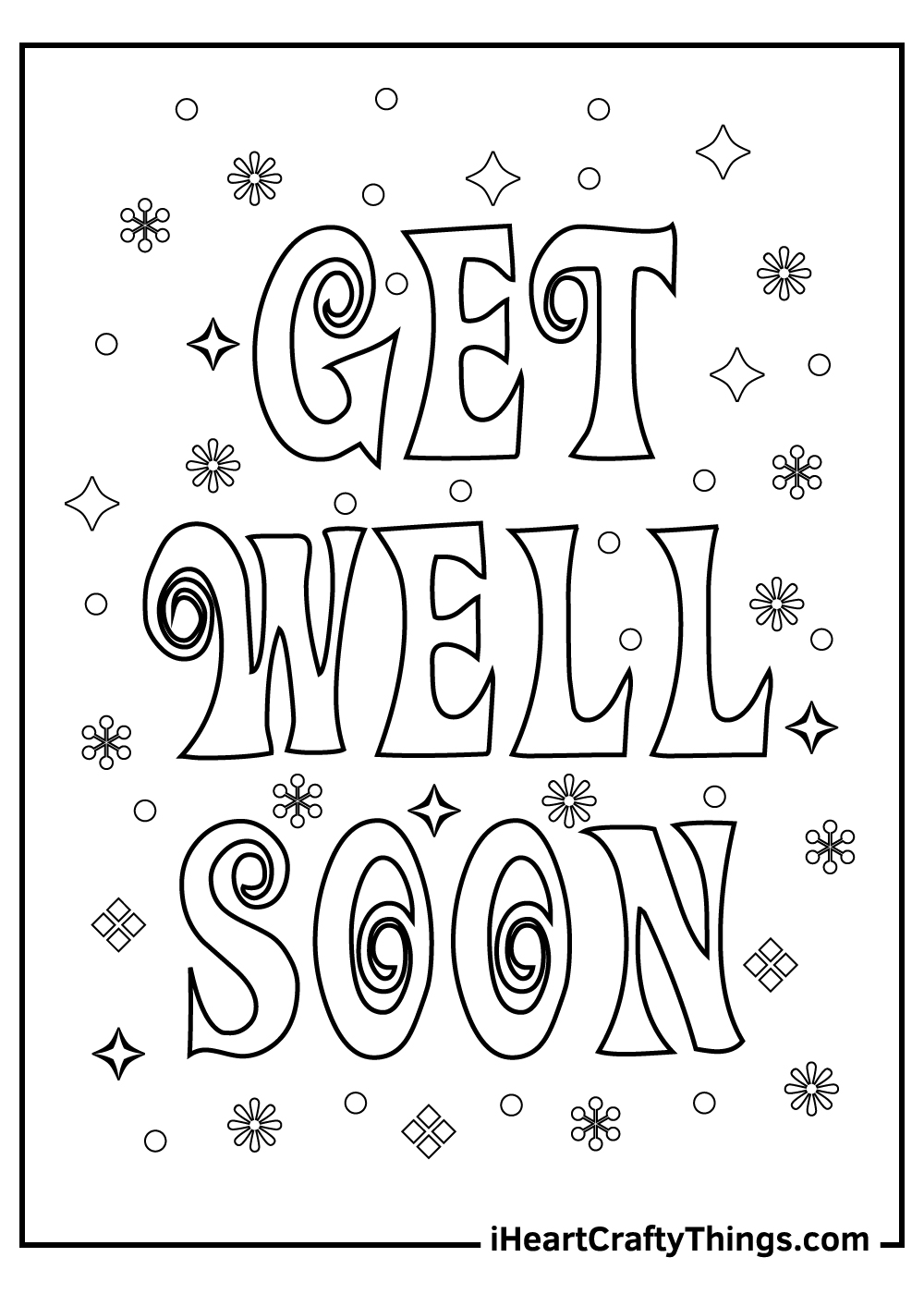 Get Well Soon Coloring Pages (Updated 2021)