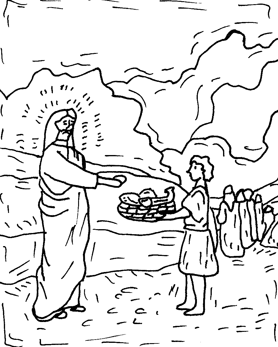Jesus feeds 5000