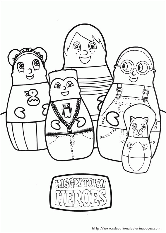 Bookmark ... - Higglytown Heroes - Educational Fun Kids Coloring Pages and ... - Higglytown Heroes Coloring Pages