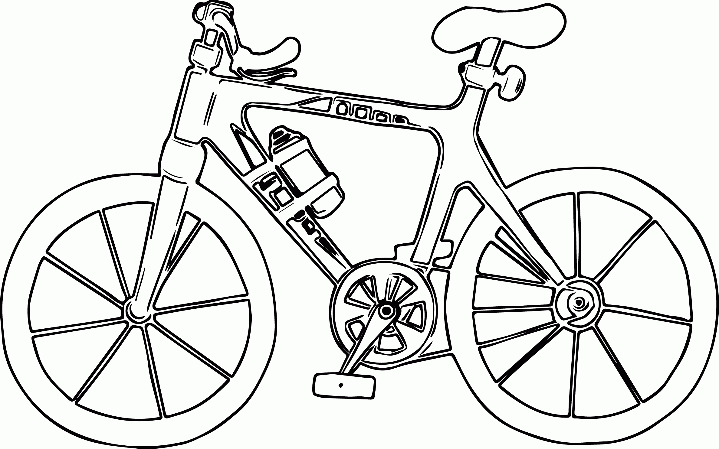 Bike Biycle Coloring Page 05 | Wecoloringpage