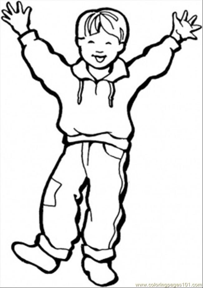12 Pics of Cartoon Little Boy Coloring Page - Boys Standing Clip ...