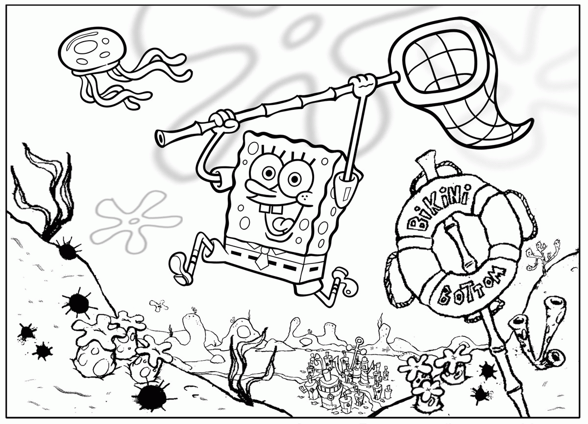 Spongebob Coloring Pages Online (19 Pictures) - Colorine.net | 19661