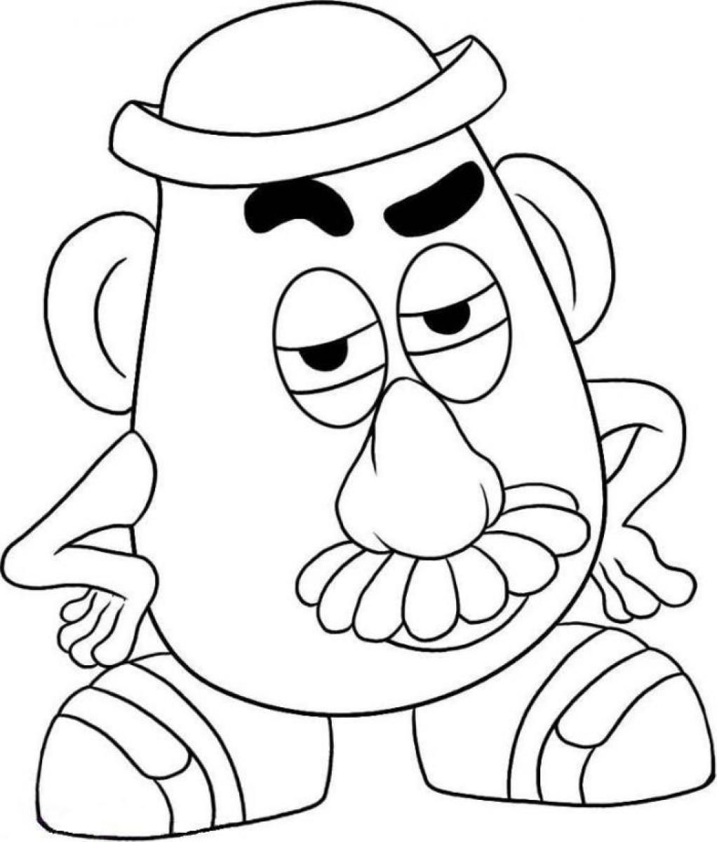 Toy Story Mr Potato Head Coloring Pages - High Quality Coloring Pages
