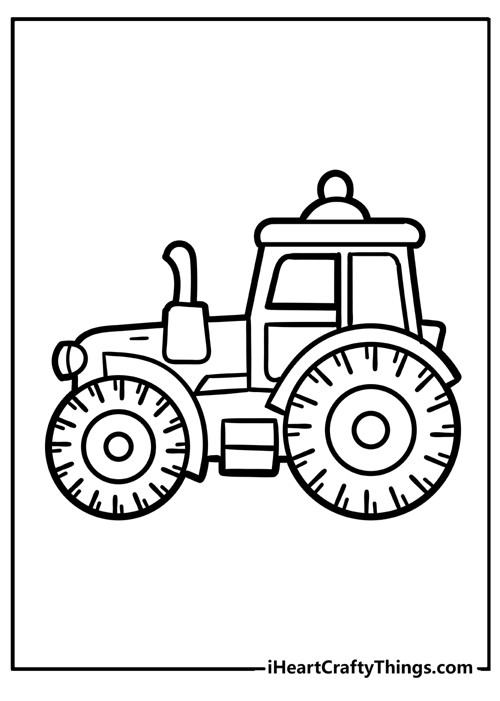 Printable Tractor Coloring Pages (Updated 2023)