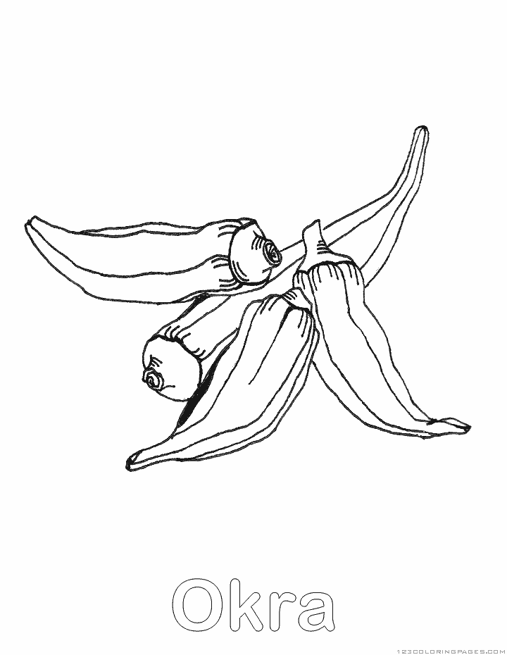 Coloring Pages | All Vegetables Coloring Pages