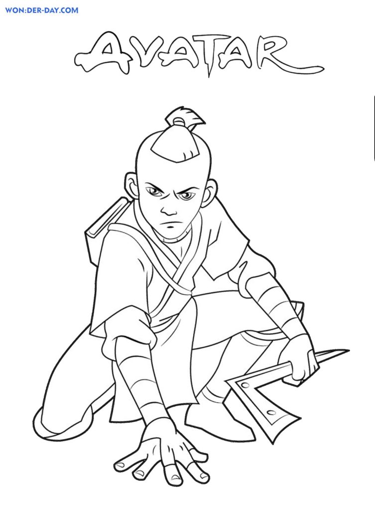Avatar The Last Airbender coloring pages . Printable coloring pages