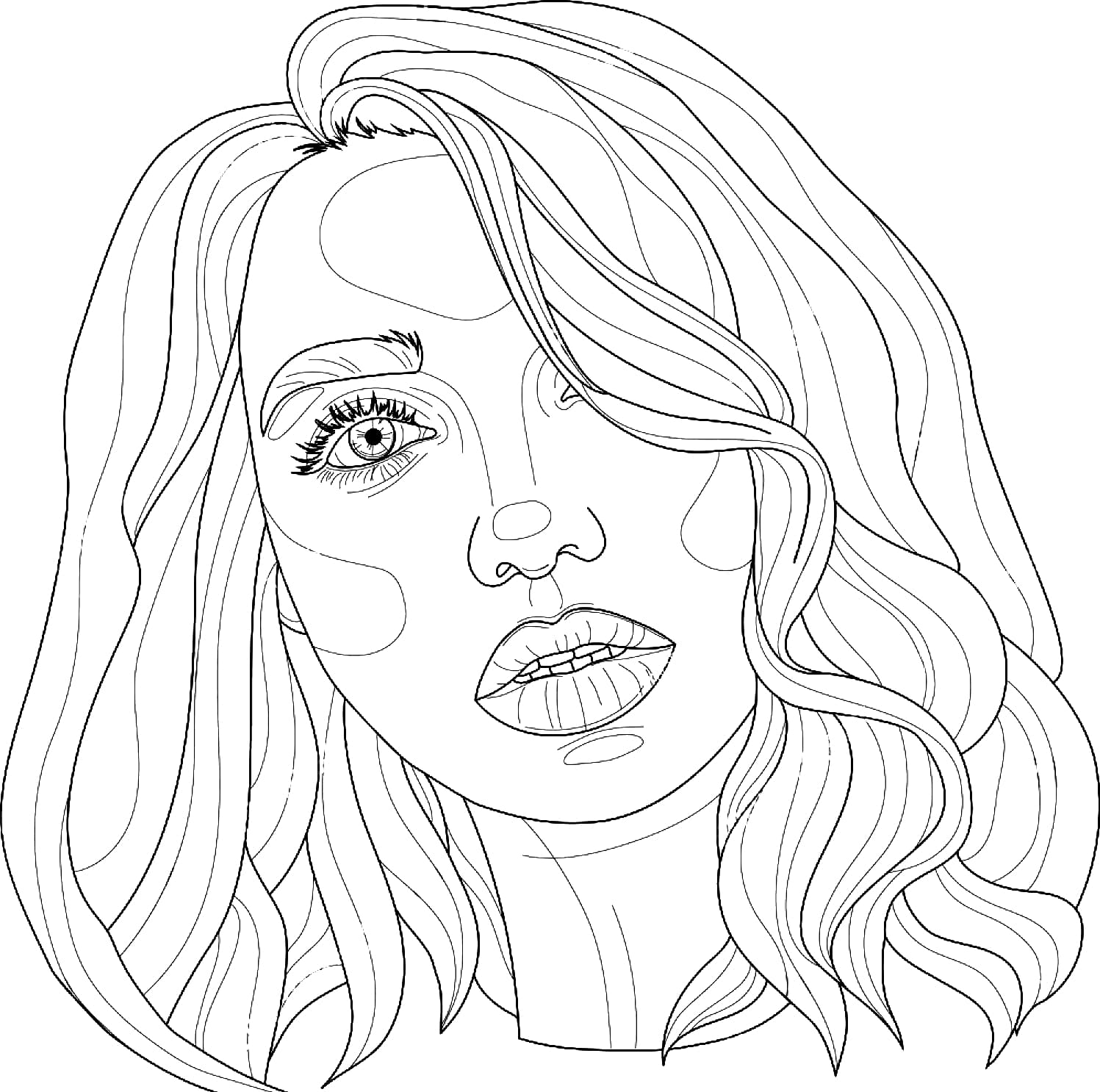 Makeup coloring pages | 90 Coloring Pages for Girls