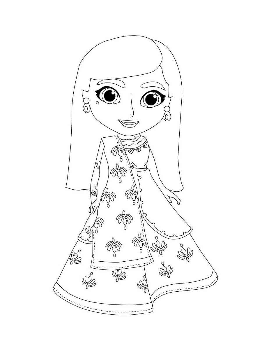 Mira, Royal Detective coloring pages