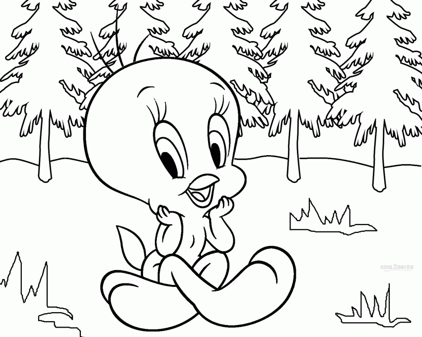 Tweety Bird Coloring Pages (17 Pictures) - Colorine.net | 12923
