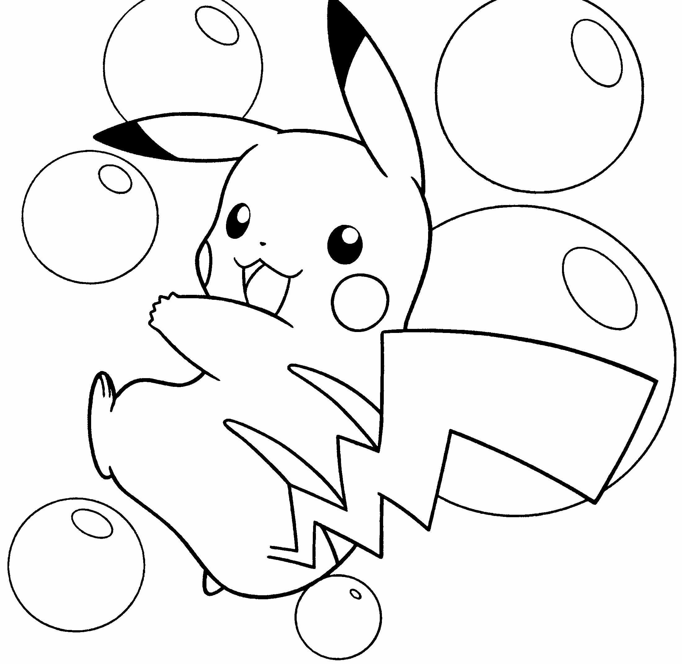 pikachu coloring pages - Free Large Images | Pokemon ...