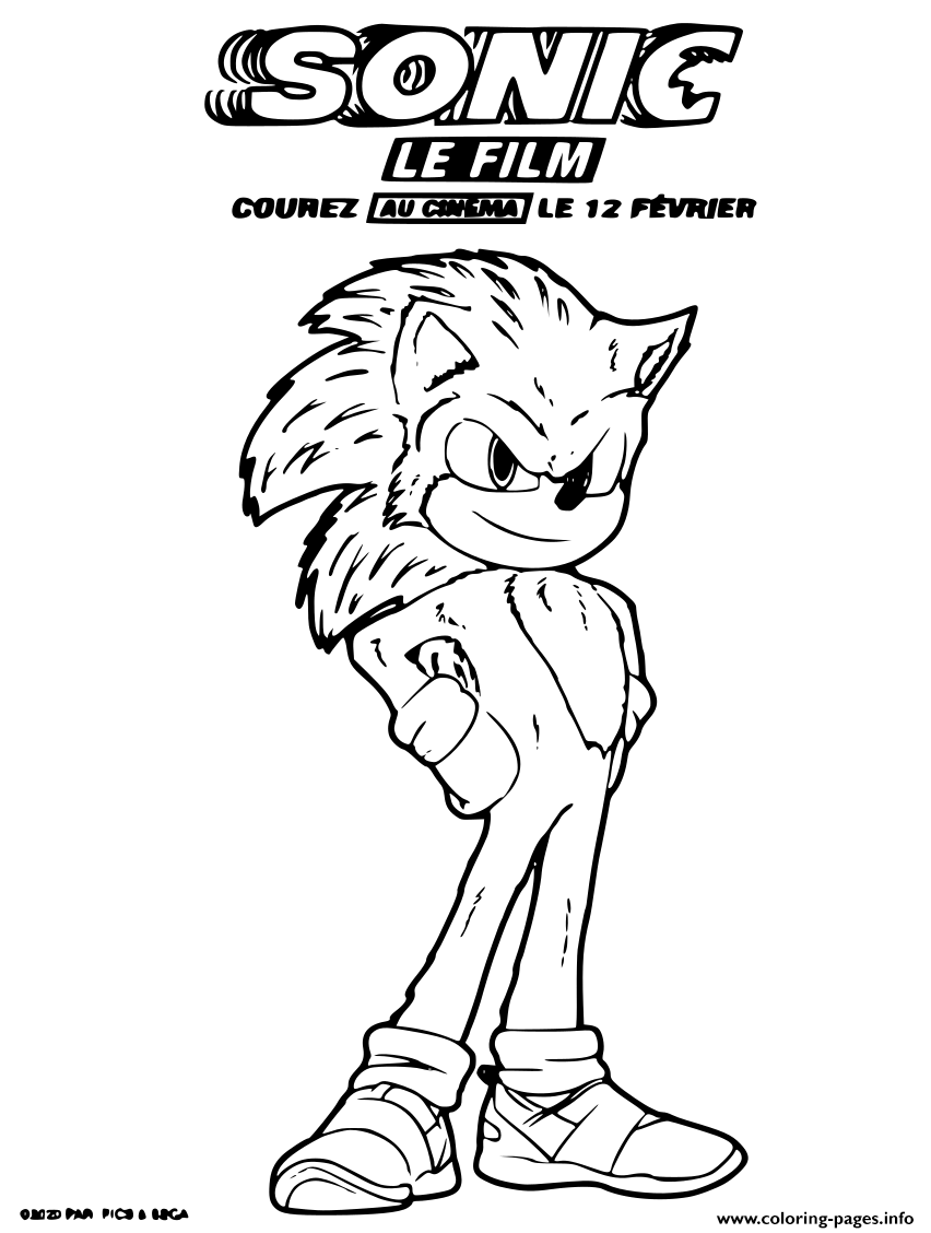Sonic The Hedgehog Against Evil Genius Dr Robotnik Coloring Pages Printable