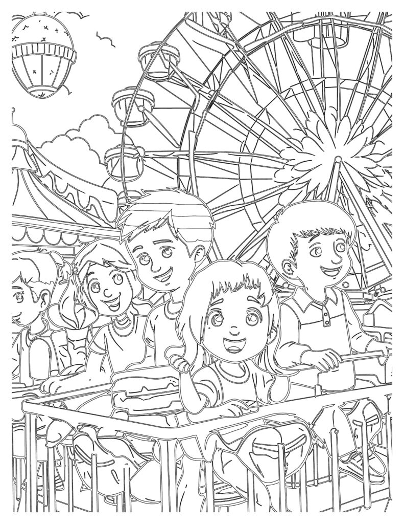 City Life Adventure Coloring Pages ...