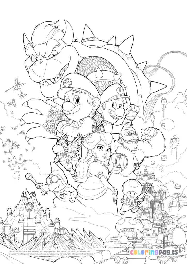 Super mario coloring pages ...