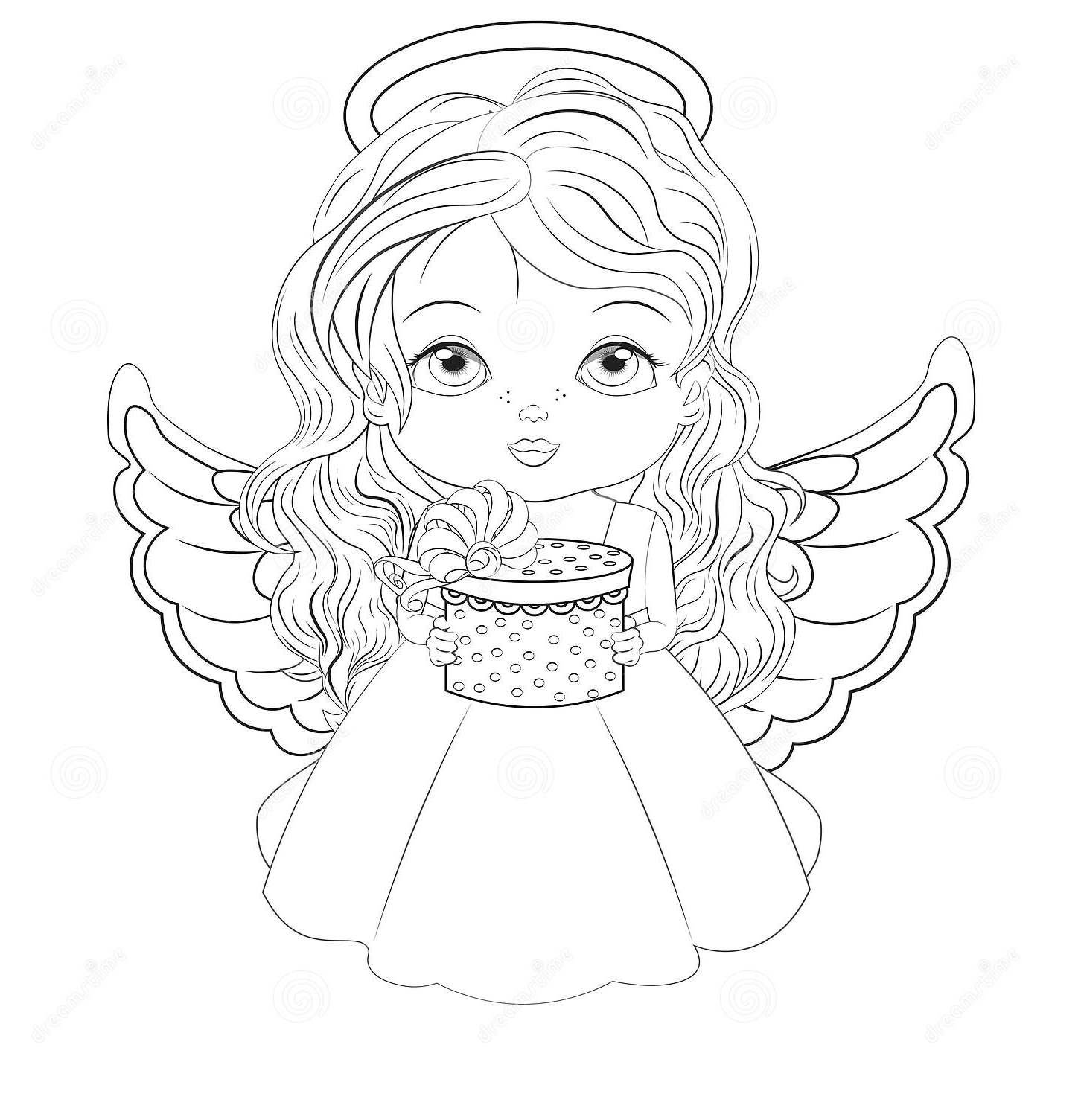 Angel Coloring Pages Printable for Free Download