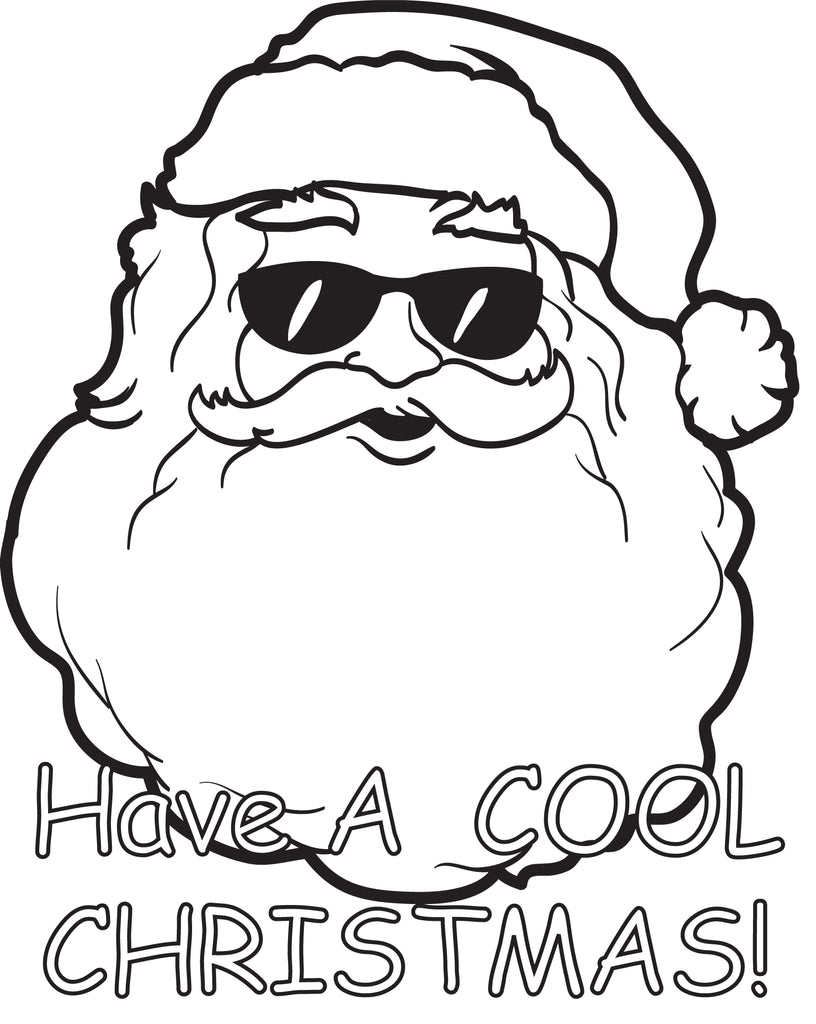 Printable Santa Claus Coloring Page for Kids #11 – SupplyMe
