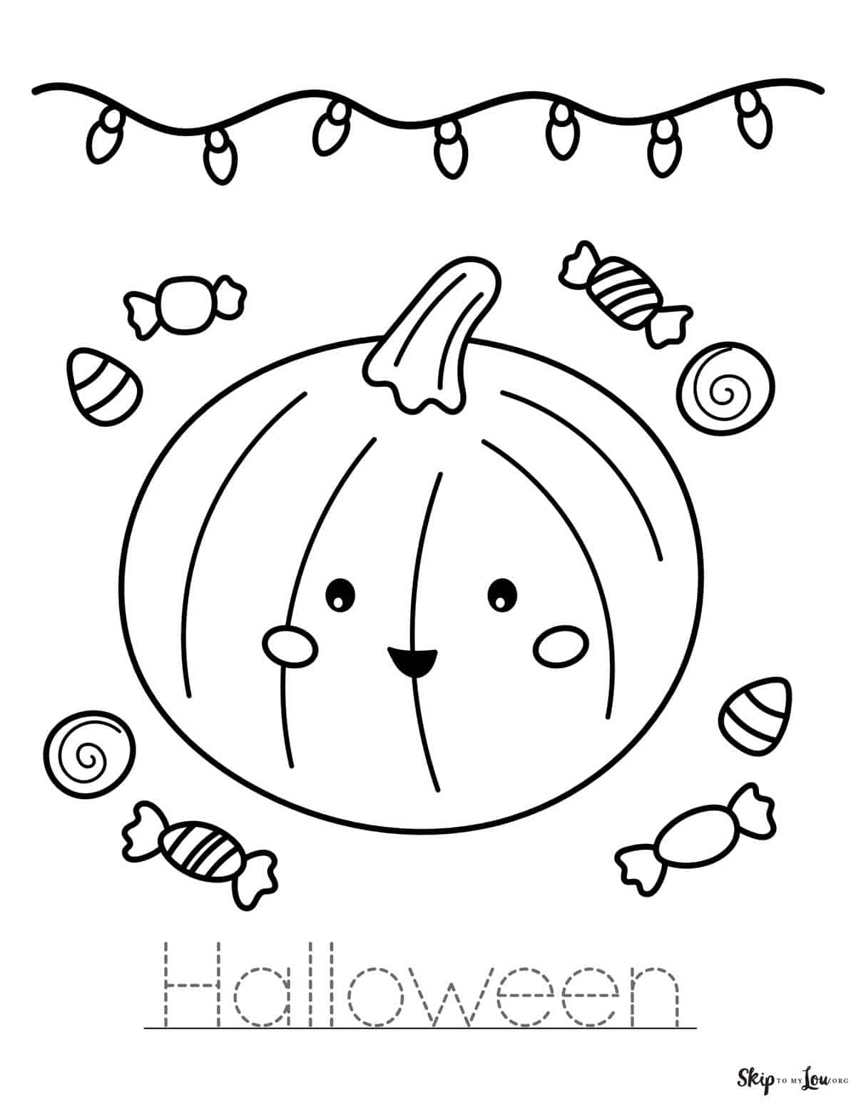 Pumpkin Coloring Pages | Skip To My Lou