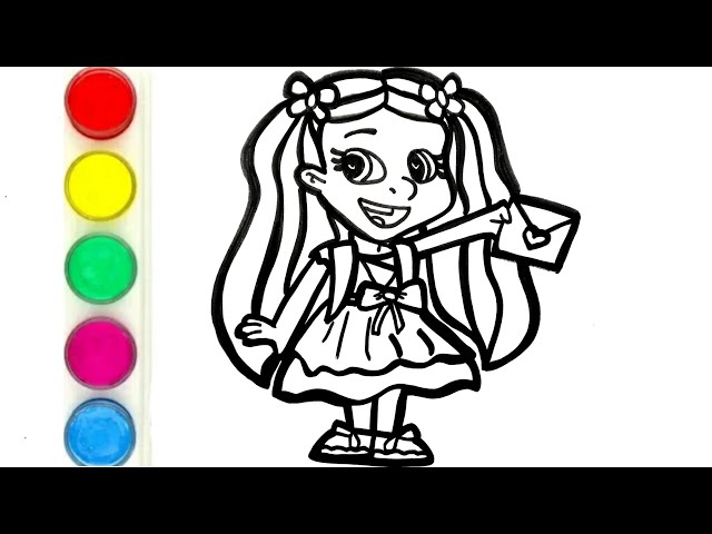 Diana and Roma Colouring pages for kids and toddlers | Girl Drawing -  YouTube