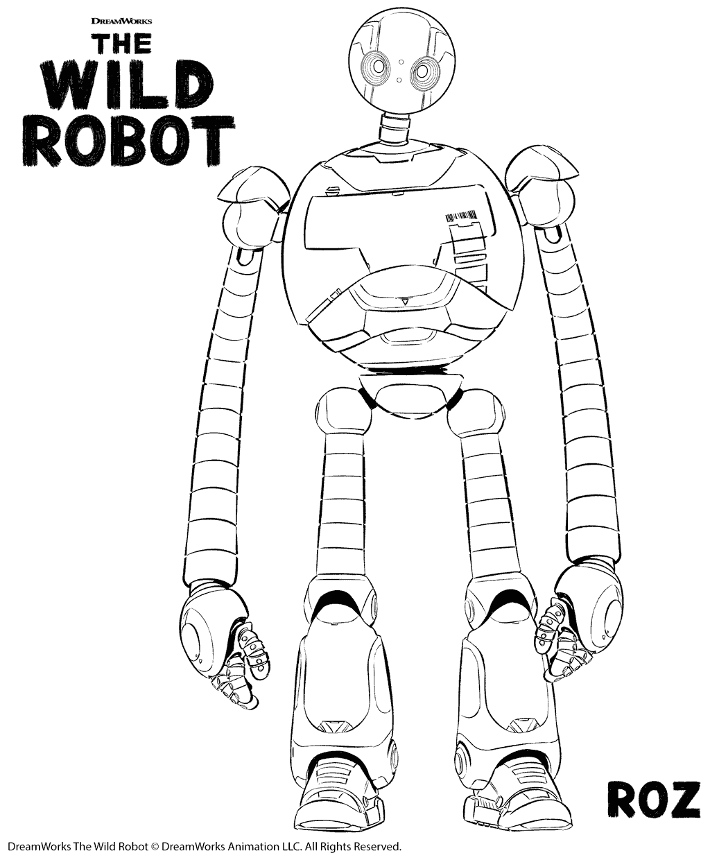 The Wild Robot Coloring Pages ...