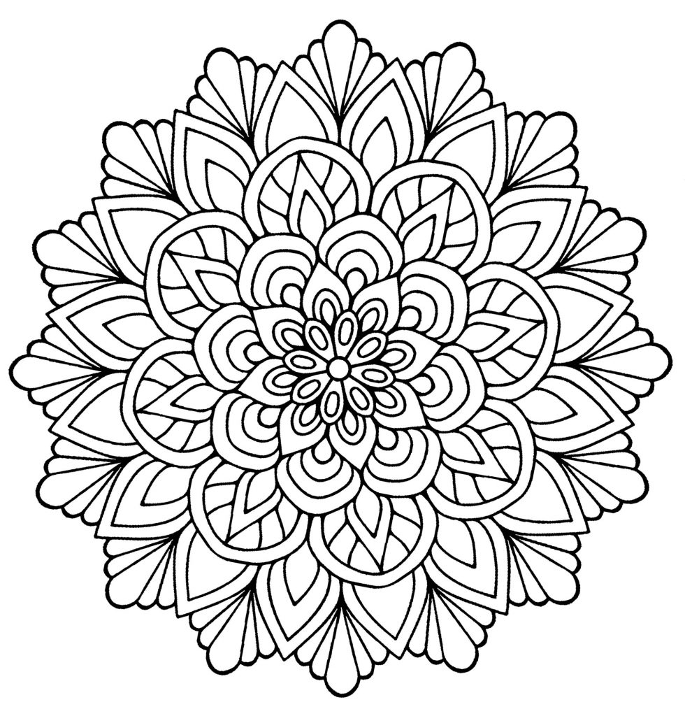 Flower Mandala Coloring Pages – coloring.rocks!