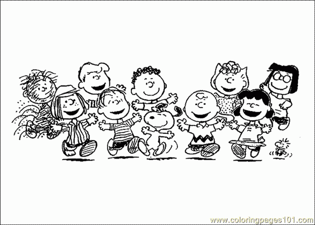 Charlie Brown Snoopy Christmas Coloring Pages - Coloring Pages For ...