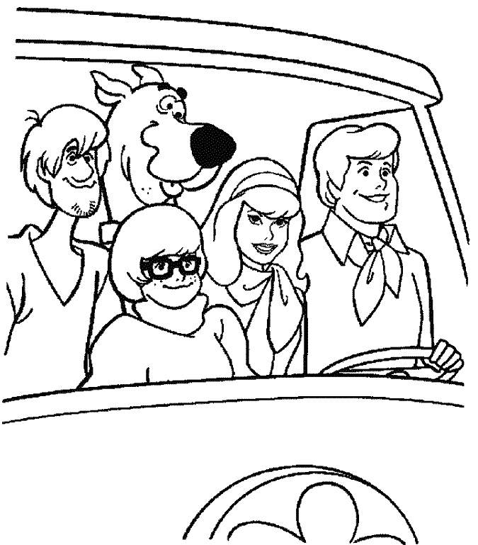 Scooby Dooby Doo Printable Coloring Pages | Coloring Pages - Part 5