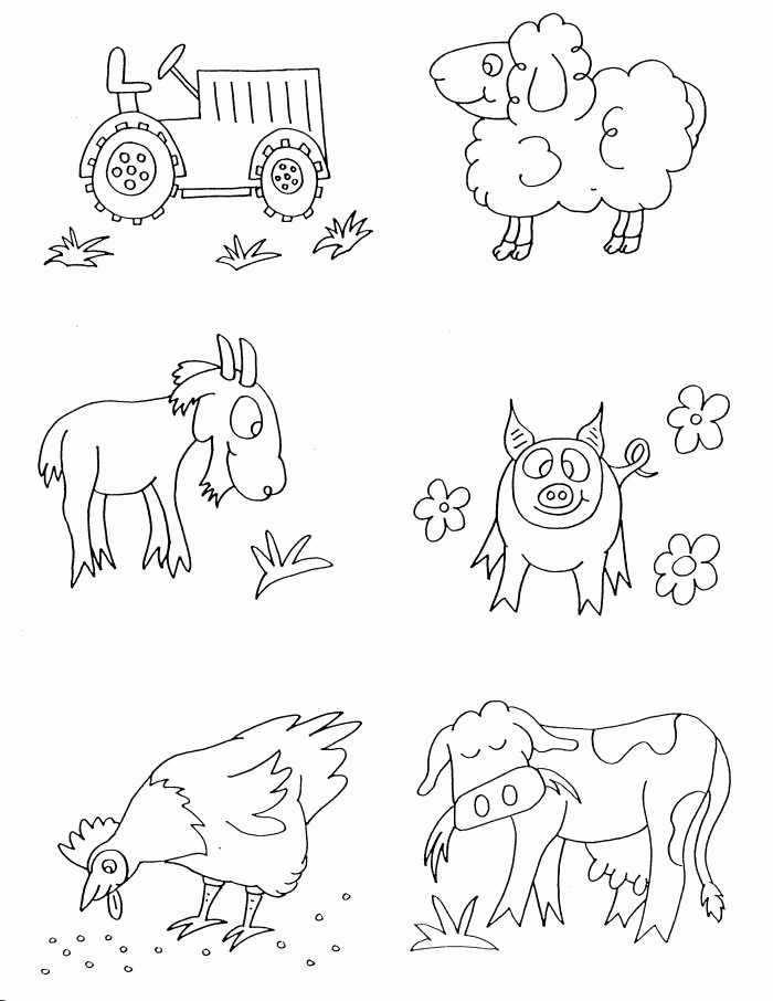 Coloring Pages Farm Animals 22 | Free Printable Coloring Pages
