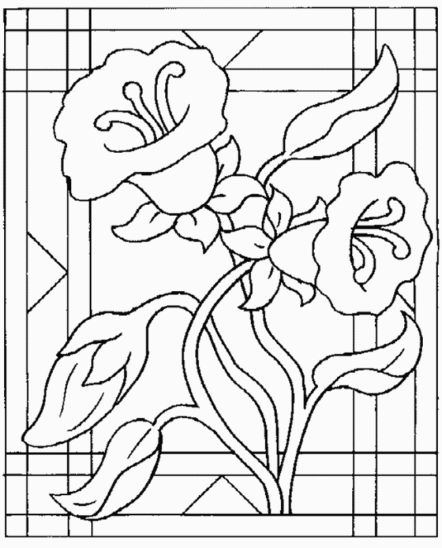 nature coloring pages for kids – Beautiful Flower to Print | Free 