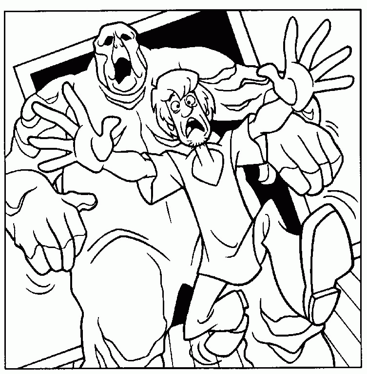 Coloring Page - Scooby doo coloring pages 46