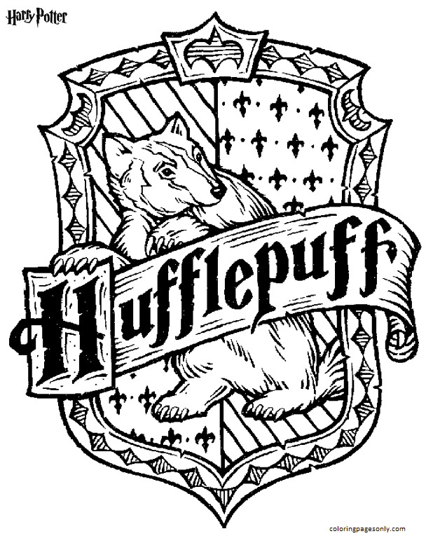 Book Coloring Pages - Harry Potter Coloring Pages - Coloring Pages For Kids  And Adults