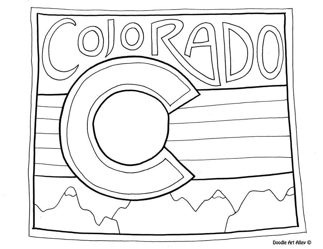 United States Coloring Pages - Classroom Doodles
