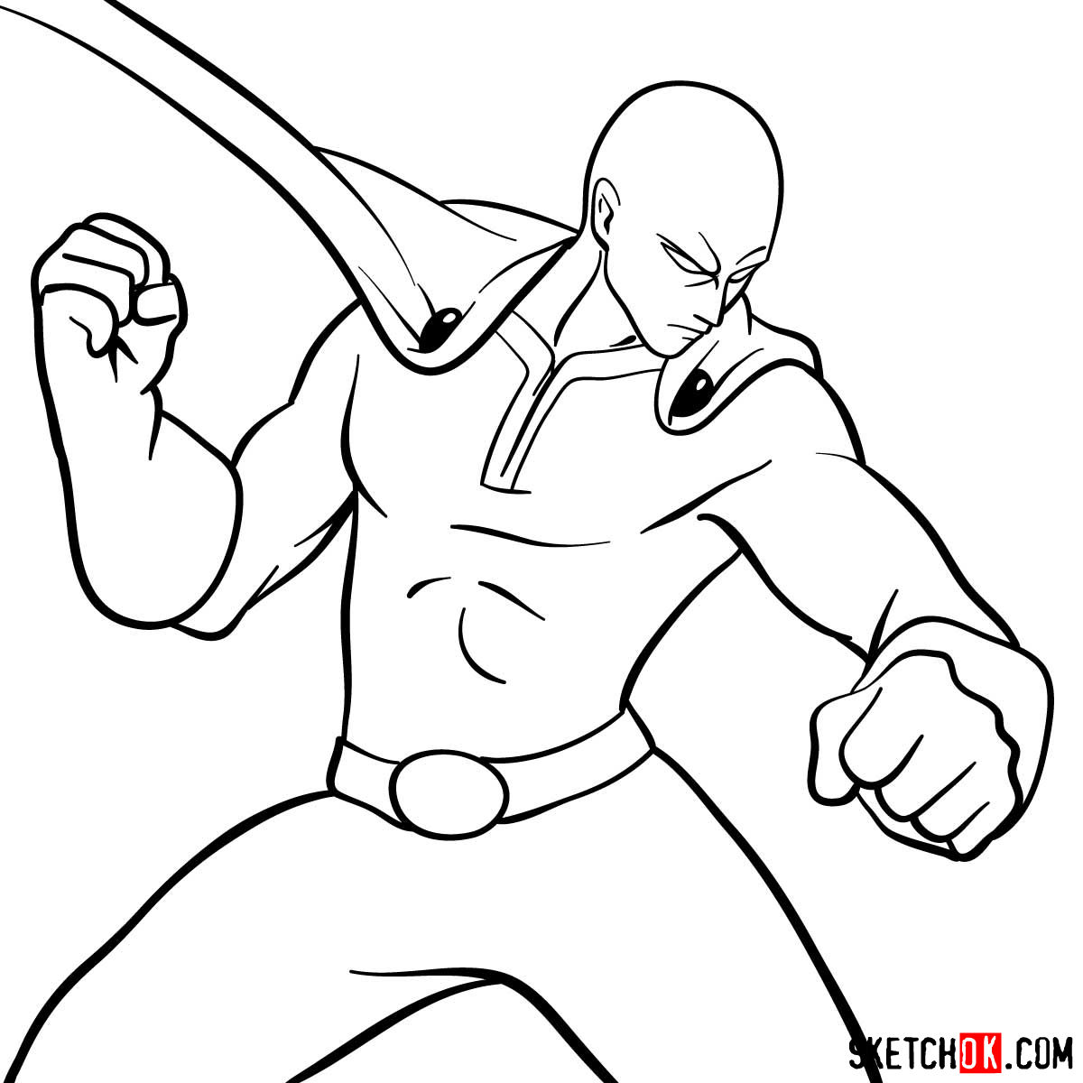 One-Punch Man Archives - Sketchok easy drawing guides