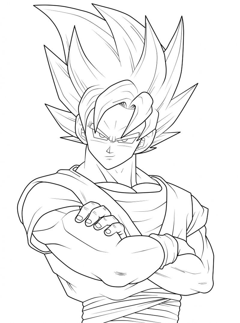 Cool Dragon Ball Z Coloring Pages PDF - Coloringfolder.com | Super coloring  pages, Dragon coloring page, Dragon ball artwork