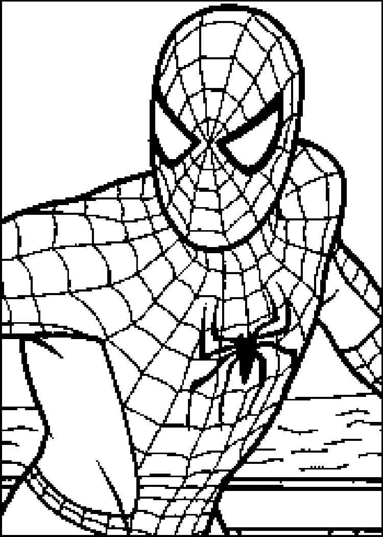 Spiderman Printable Coloring Page - Free Printable Coloring Pages for Kids