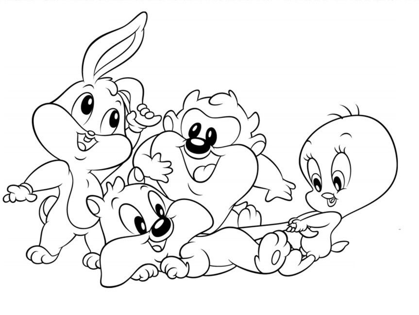 Looney tunes, Coloring pages and Coloring