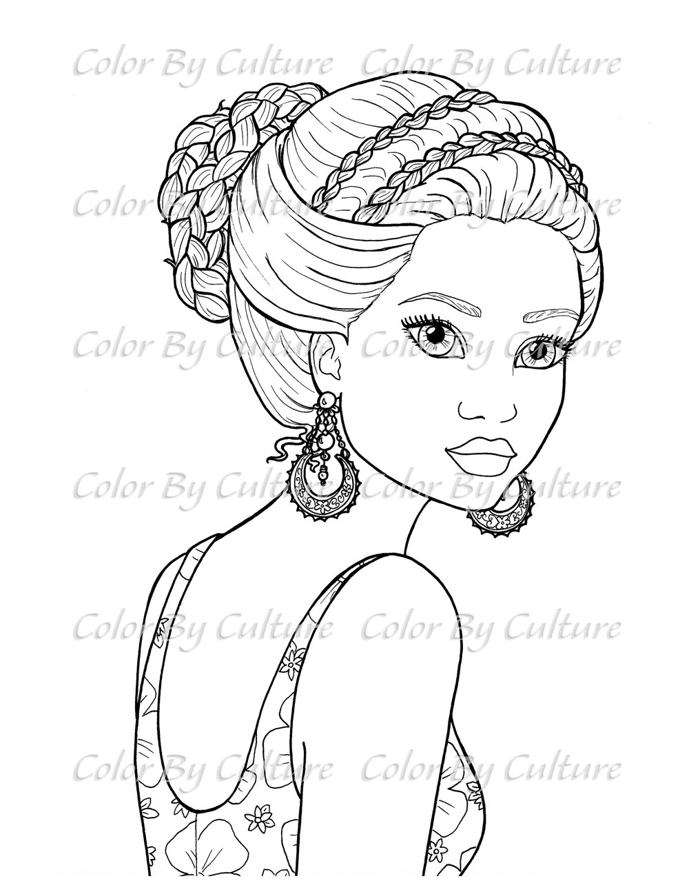 Pretty Portraits - Set of 5 — Color By Culture