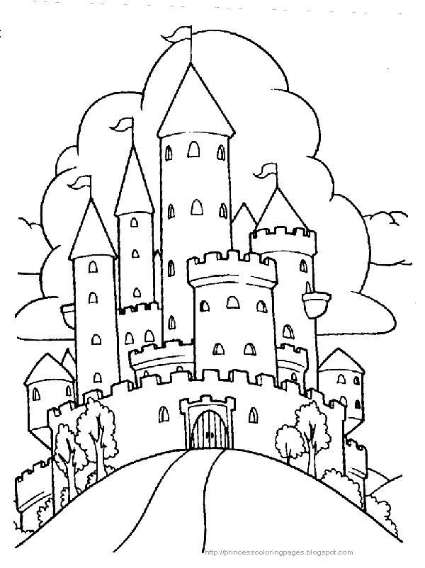 Printable Princess Castle Coloring Pages - Toyolaenergy.com