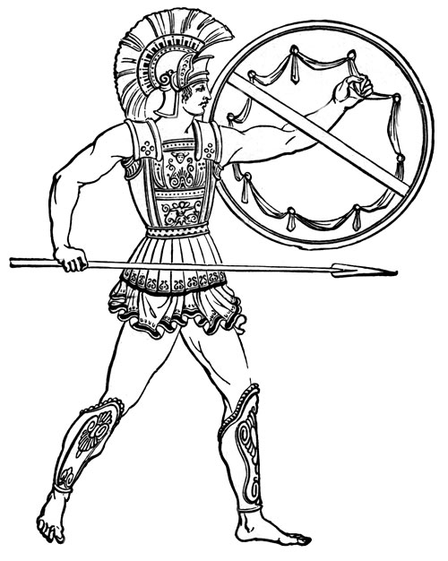 ancient greek warrior clipart - Clip Art Library