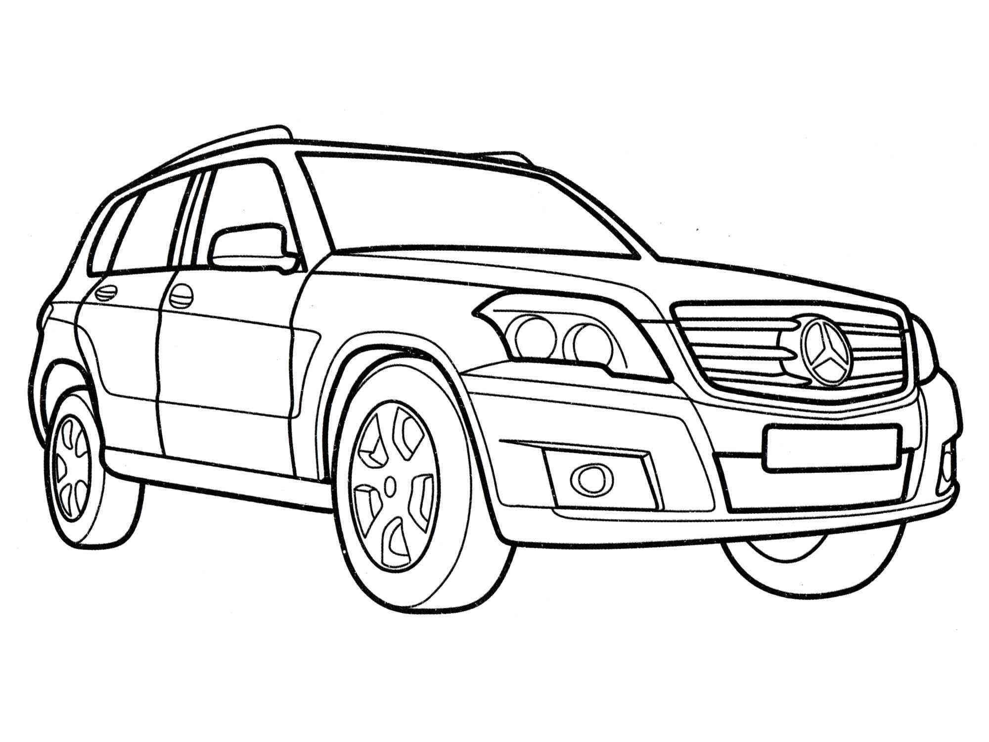 Mercedes coloring pages. Free Printable Mercedes coloring pages.