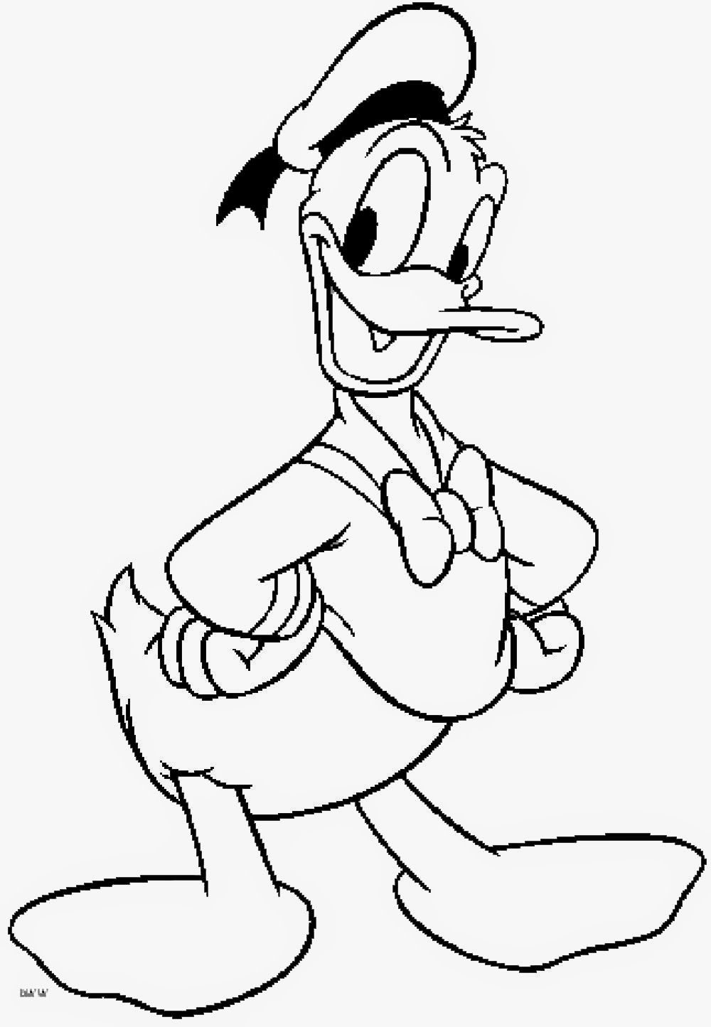 Donald Duck Coloring Pages | Forcoloringpages.com