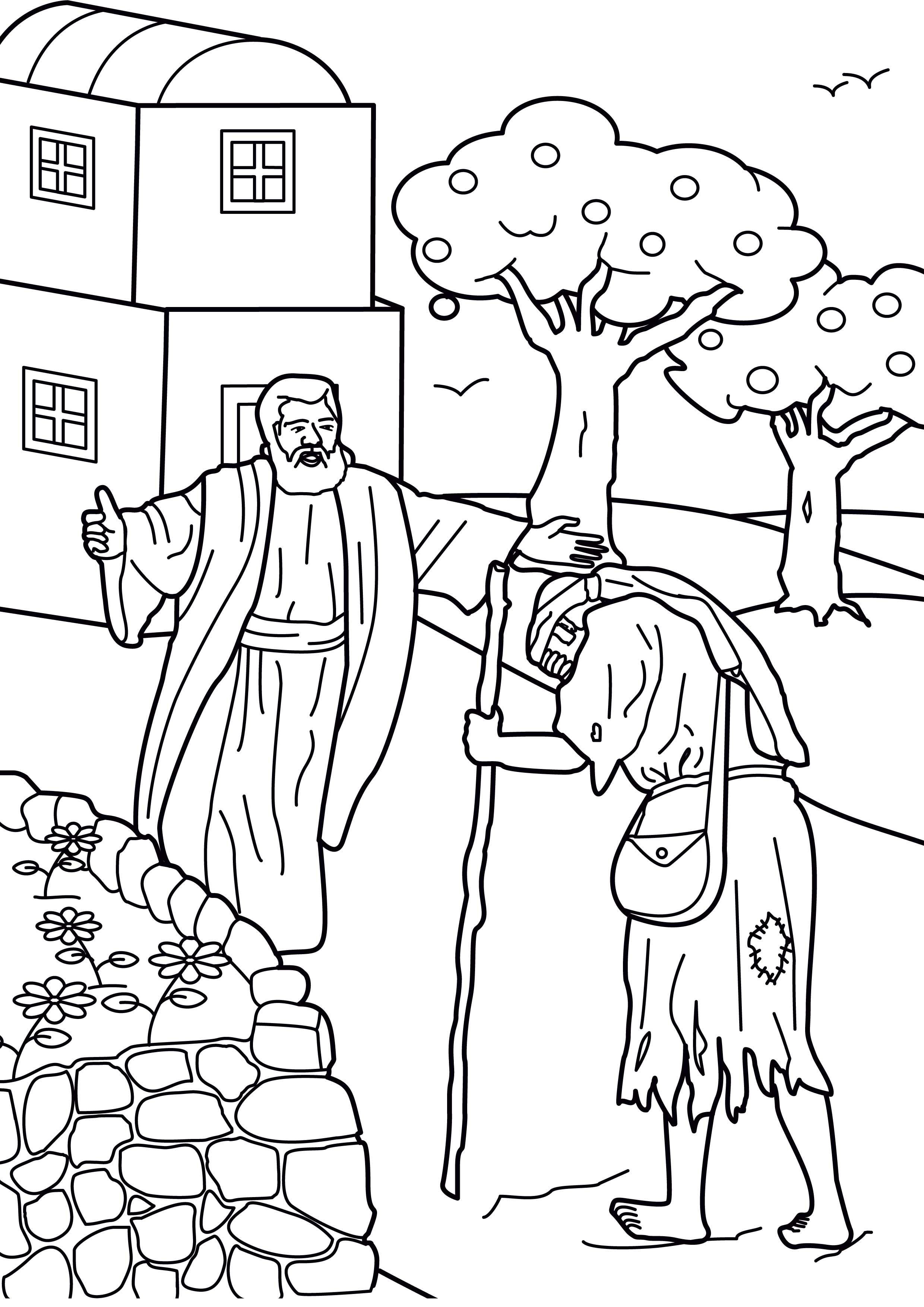 Prodigal Son Coloring Page | Coloring Pages