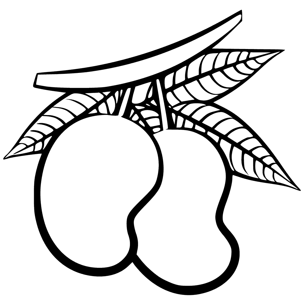 Mango Coloring Pages for Kids - Get Coloring Pages
