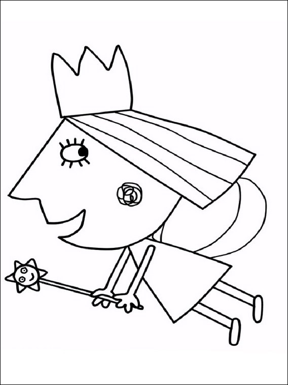 Printable Coloring Sheets Ben and Holly's Little Kingdom 6