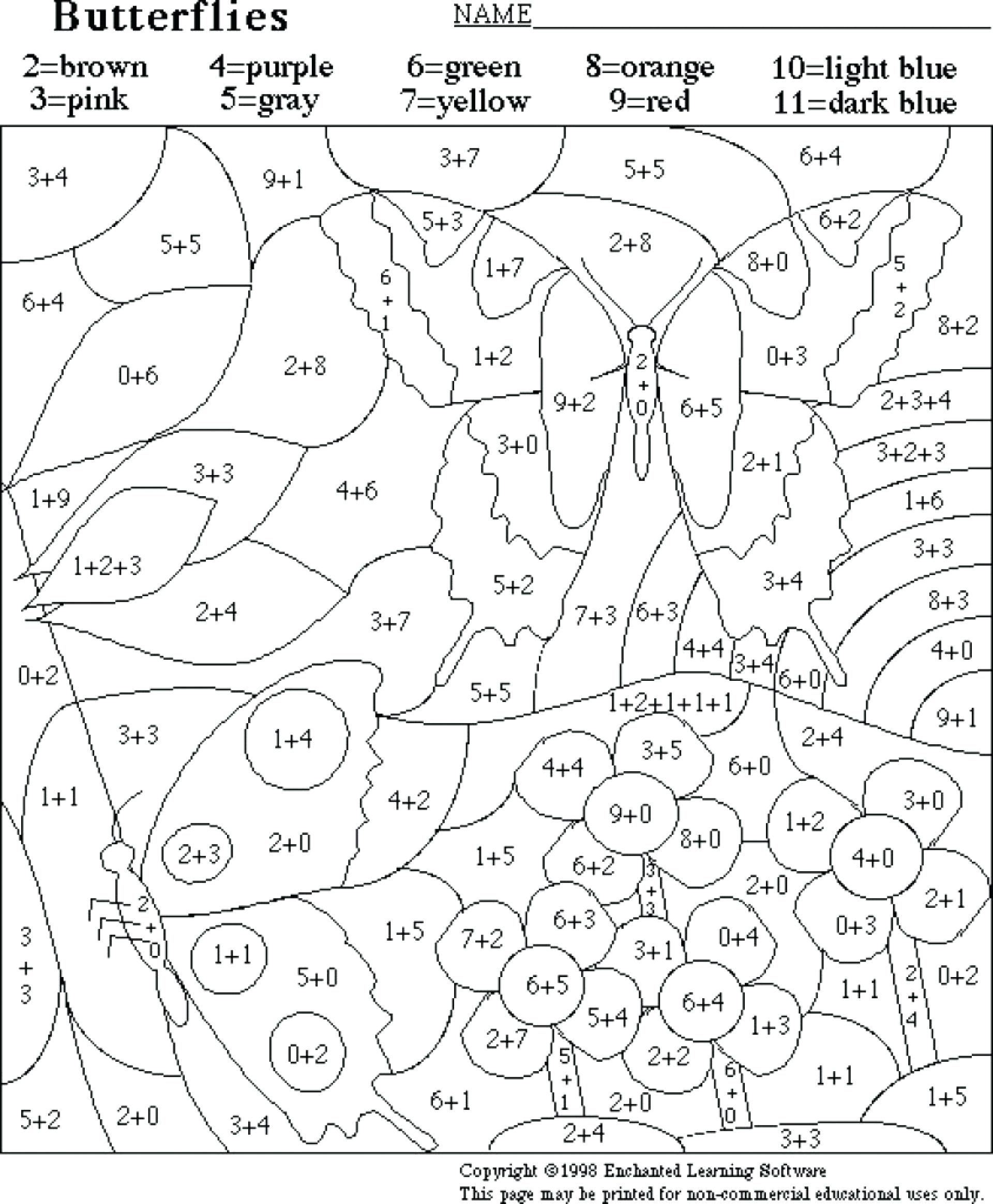 Coloring Book : Multiplication Coloring Pages Free Math ...
