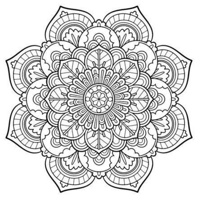 23+ Best Picture of Mandala Coloring Pages Printable - birijus.com