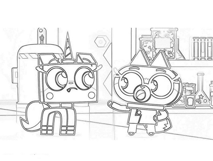 Cartoon Network Unikitty Coloring Pages