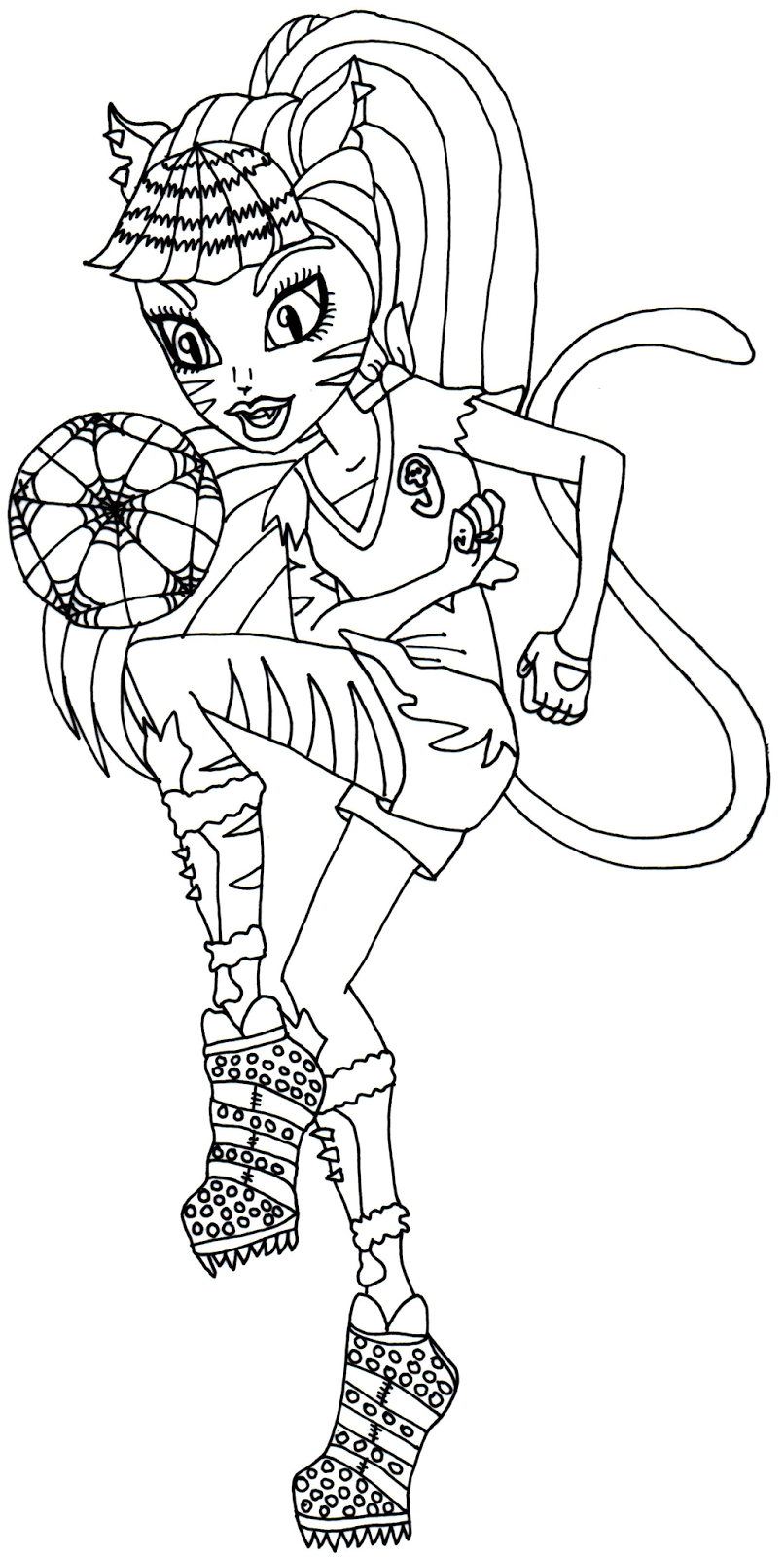 Free Monster High Coloring Pictures For Kids Of Animals Games To Print Pages  – Slavyanka