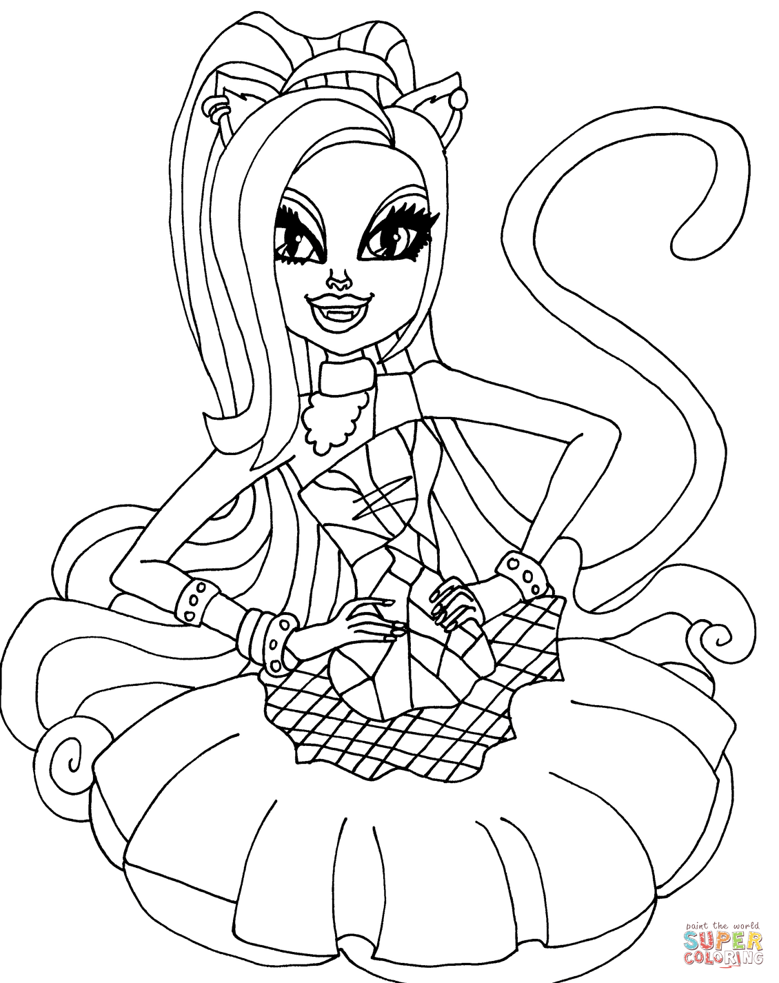 Monster High coloring pages | Free Coloring Pages